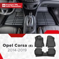 5D Premium Auto Fussmatten Opel Corsa (E) 2014-2019