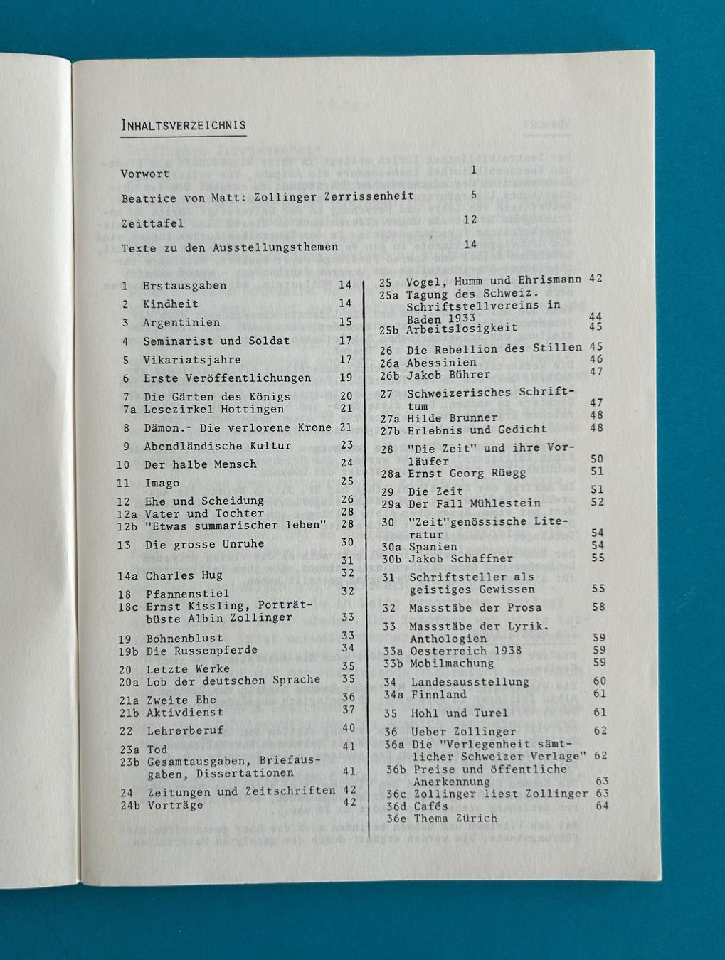 Bücher: AUSSTELLUNG ALBIN ZOLLINGER 1982 – Gebraucht aus Zürich von Domus09 1