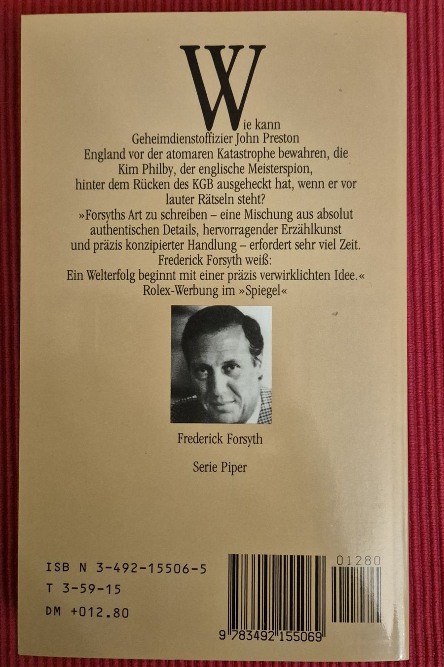 Libri: Frederick Forsyth / Der Schakal / Das vierte Protokoll – Usato da Chur venduto da dluli 2