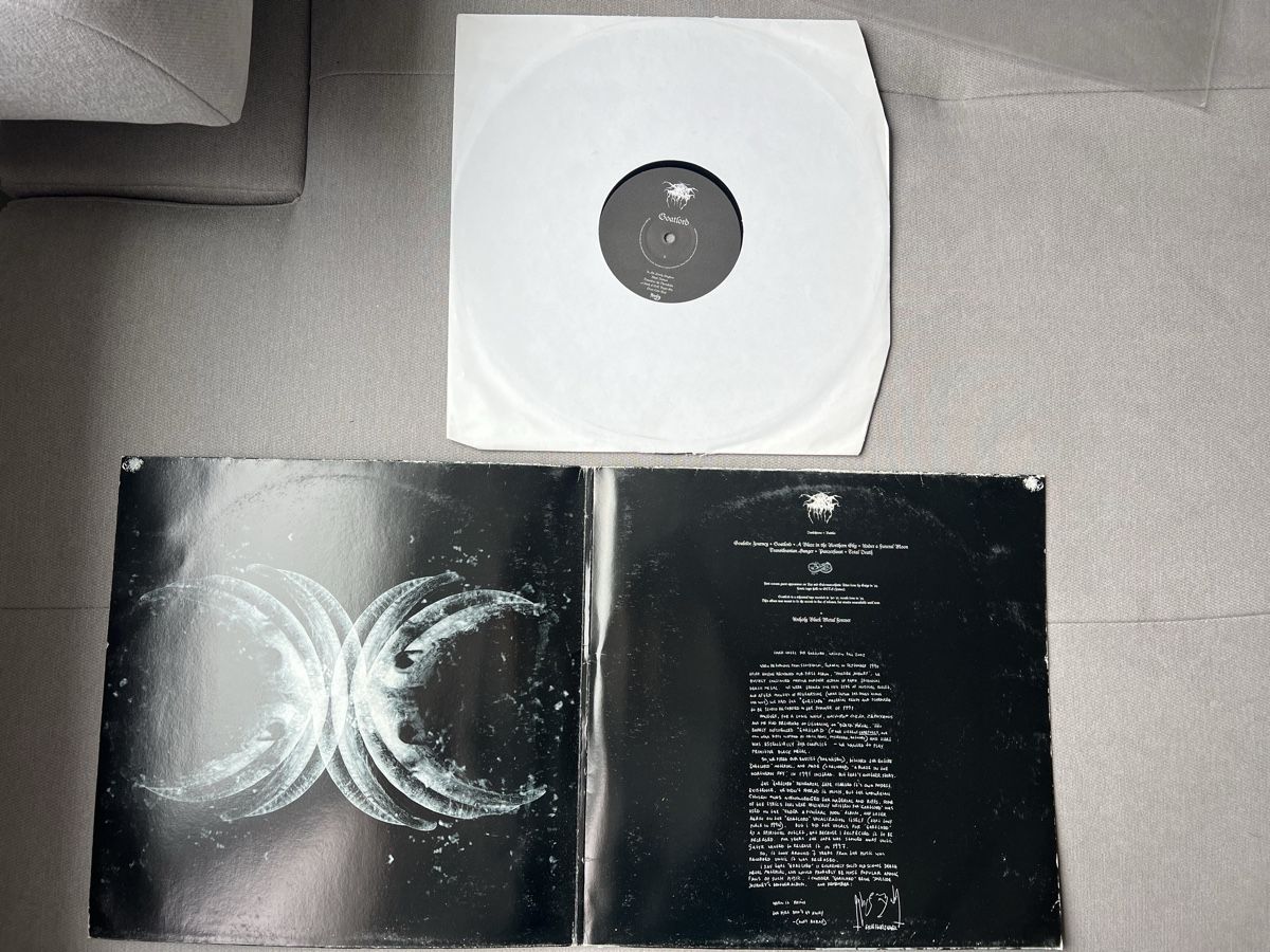 Dischi in vinile: Darkthrone - Goatlord SIGNED BY FENRIZ Vinyl – Usato da Zürich venduto da massdarkness 4