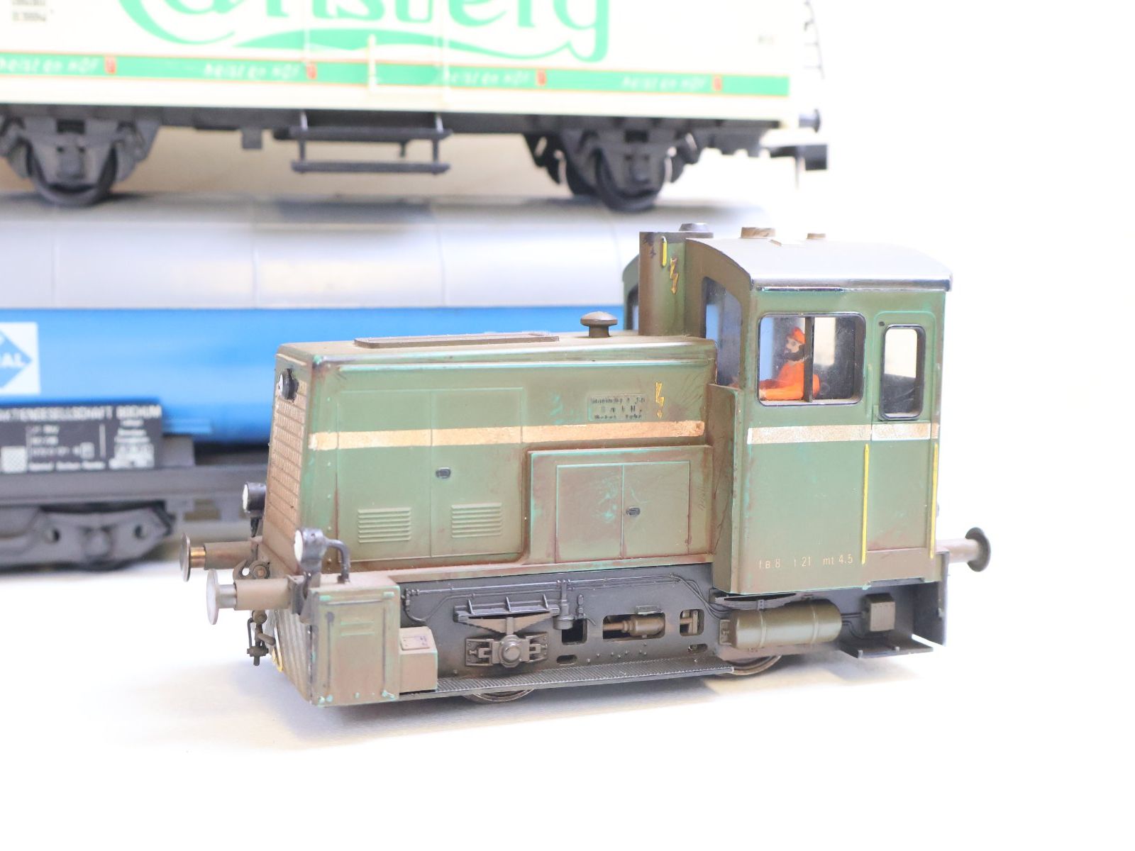 Lima Modelleisenbahnen: Lima "Gesupert" Rangierlok & Wagen Set - Spur 0 – Gebraucht aus Winterthur von Monstera