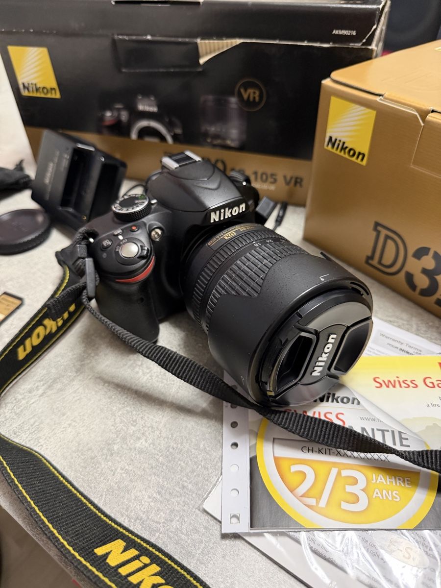 Nikon Appareil photo: Nikon D3200 Kamera  – D'occasion à Herzogenbuchsee par ioa_zcm6 6