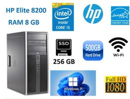 PC HP 8200 Elite 8GB 256GB 500GB FULLHD