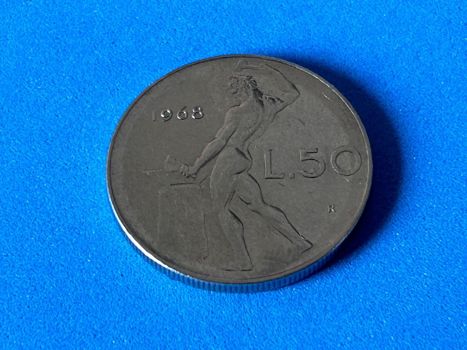 Alle Münzen: Italy - 50 Lire 1968 – Gebraucht aus Corcelles NE von AJKader 2