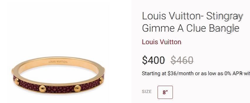 Louis Vuitton Bracciali & Braccialetti: Armband / Bracelet Louis Vuitton  . M – Usato da Collonges venduto da Auganien 9