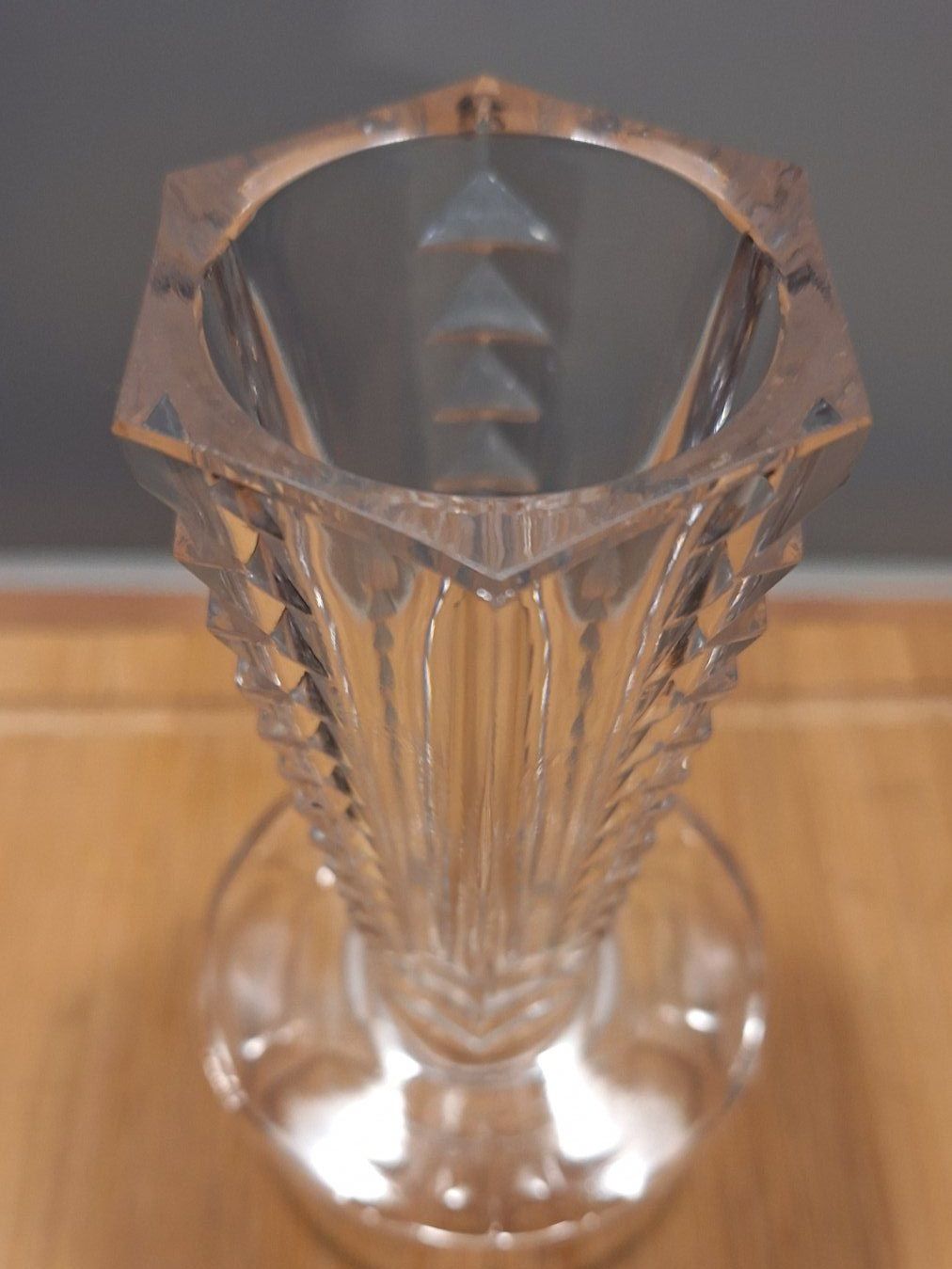 Portacandele: Vintage Kristallglas Kerzenständer oder Vase, geschliffen – Usato da Dornach venduto da majo8689 7