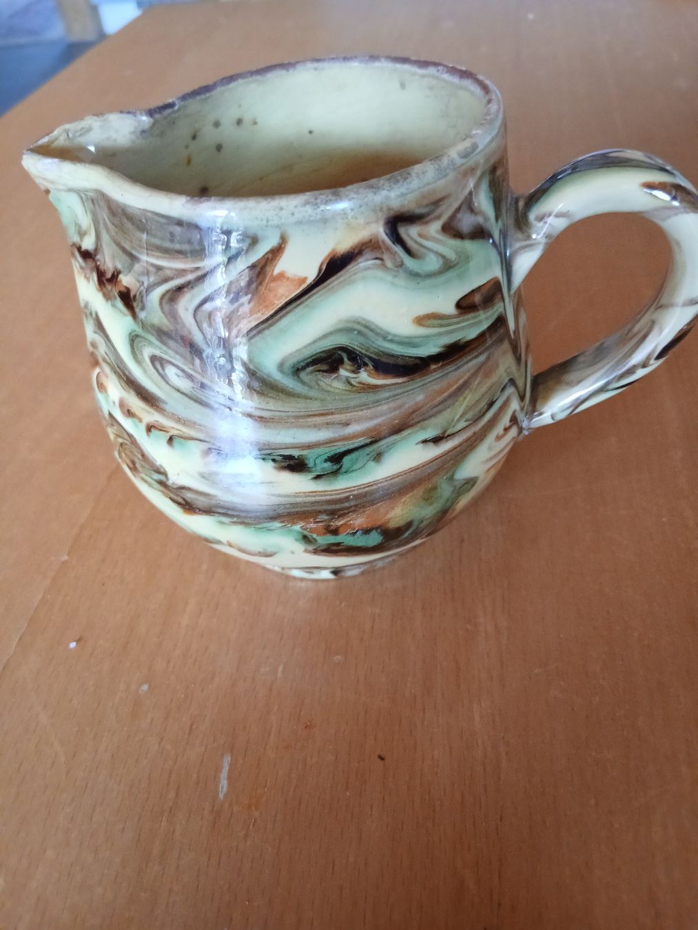 Caraffe: Pichet en céramique jaspé – Usato da GLETTERENS venduto da melie02