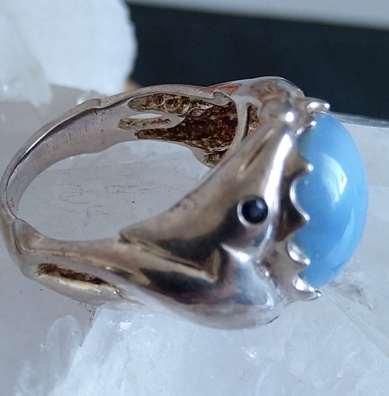 Ringe: XL DELPHIN RING IN 925 SILBER – Gebraucht aus Romanshorn von Glitzer-Paradies 1
