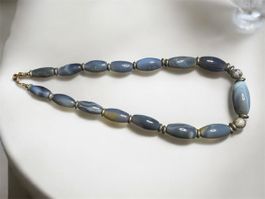 Neue Unikat 💎 Halskette – Antiker Botswana-Achat