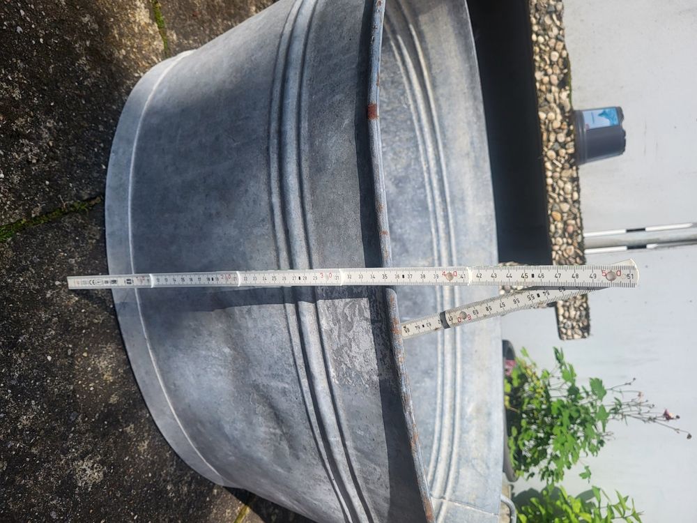Grosse Zinkwanne, mit Springbrunnen Kaufen auf Ricardo