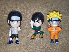 Naruto Figures - Rare Set, Anime, Manga - Three Pieces!