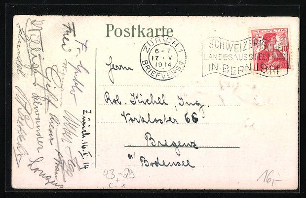 Cartoline postali: Winterthur, Elektra sei's Panier, Studen – Usato da Berlin venduto da bartko-reher 1