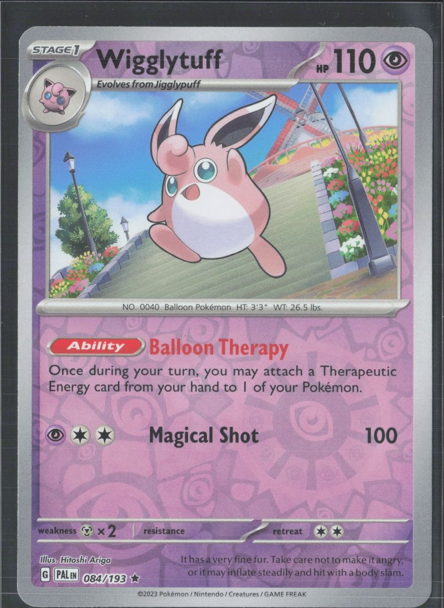 Pokémon Carte collezionabili: POKÉMON / Wiggytuff / Paldea Evolved / Reverse 🇺🇸 – Usato da Herzogenbuchsee venduto da TCG-High-Quality