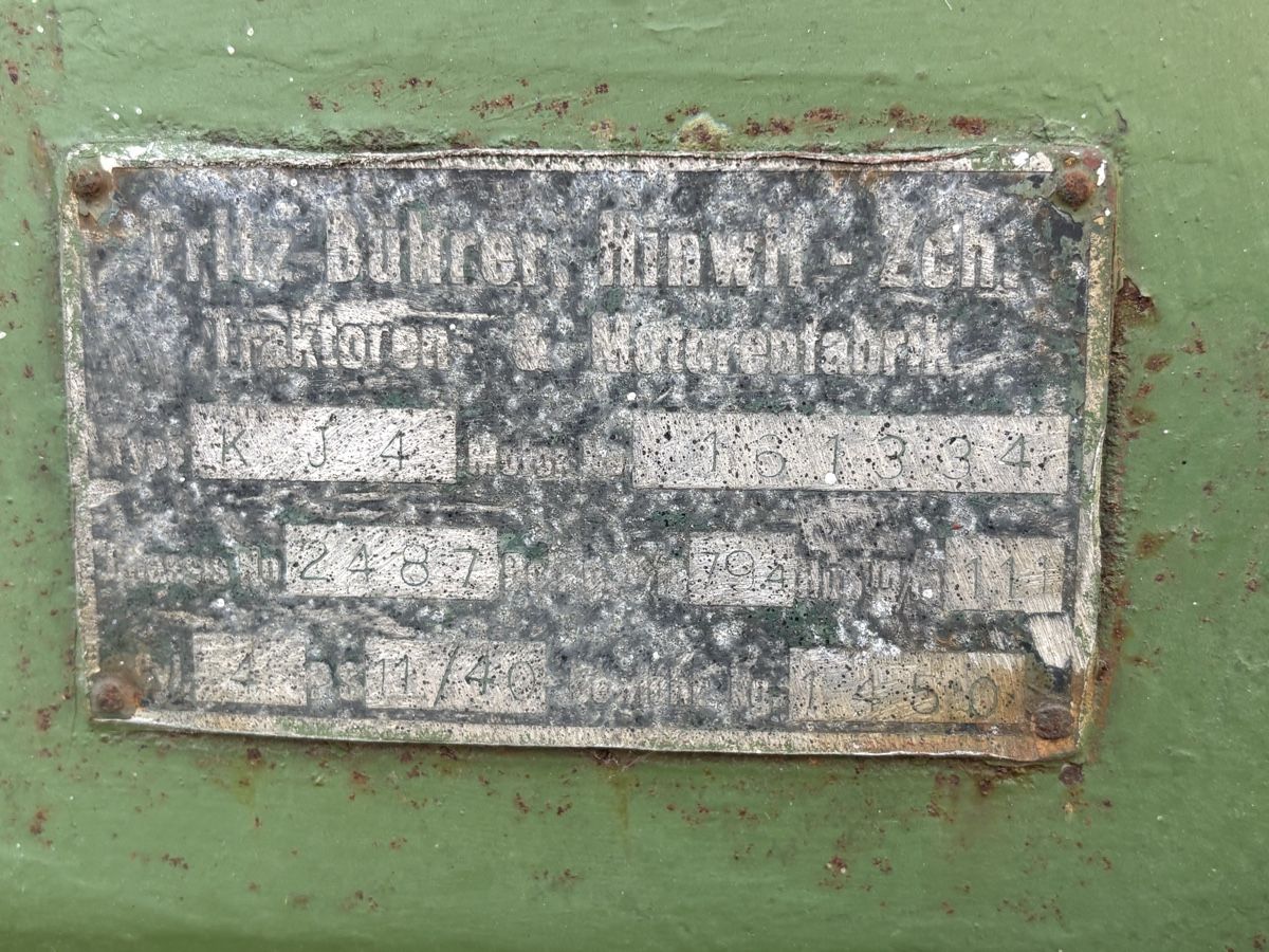 Bührer Trattori: Bührer KJ4 – Difettoso da Däniken SO venduto da pillepalle02 4