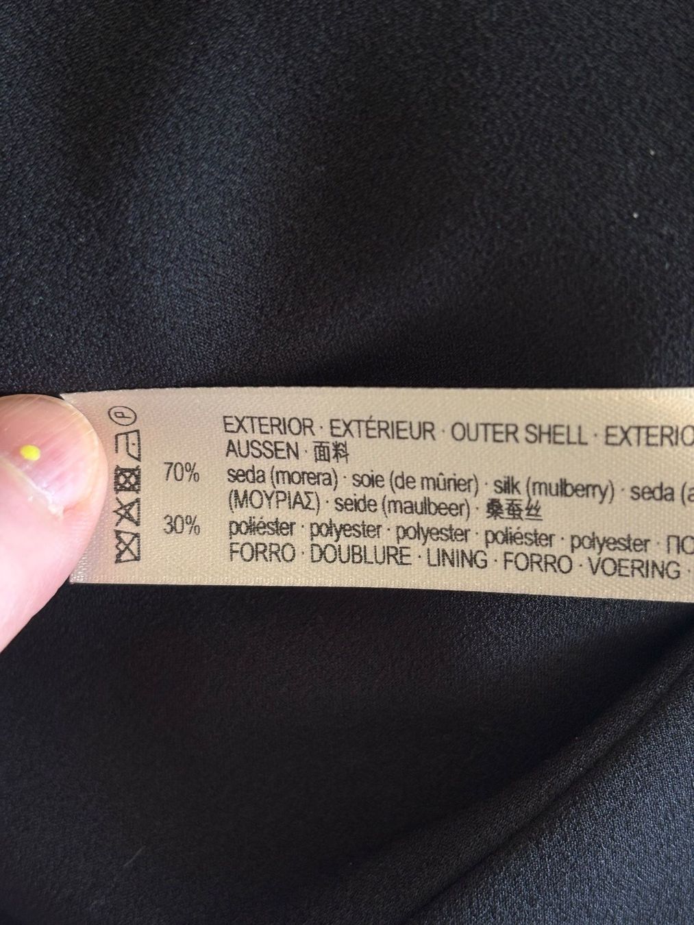 Vestiti: UTERQUE Seidenkleid mit Glitzi Gr. S – Usato da Zürich venduto da missmodernage 7