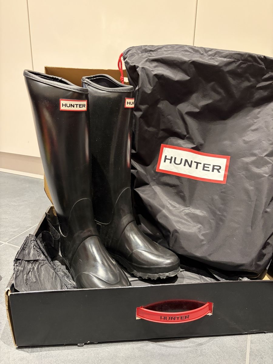 Hunter Scarpe da donna: Hunter Gummistiefel schwarz Gr. 35/36 – Nuovo (secondo la descrizione) da Bern venduto da Croquant