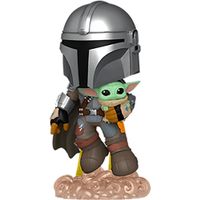FUNKO POP STAR WARS - 07 FLYING MANDO WITH GROGU MINIS