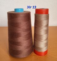 Overlock Faden-Spulen, Farbe Braun, Nr 13
