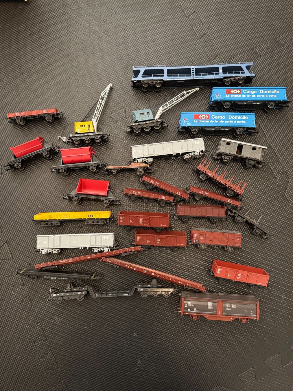 Märklin Modellini di ferrovie: Märklin H0 Güterwagen-Konvolut – Usato da Chur venduto da ric.Flux
