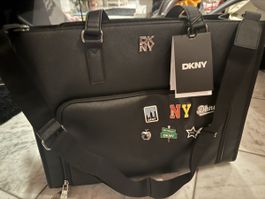 DKNY Shopper, Schwarz, Neu mit Etikette