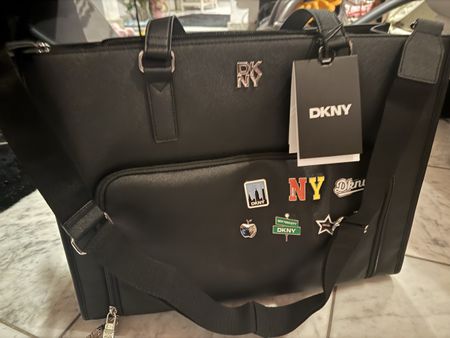 DKNY Shopper, Schwarz, Neu mit Etikette