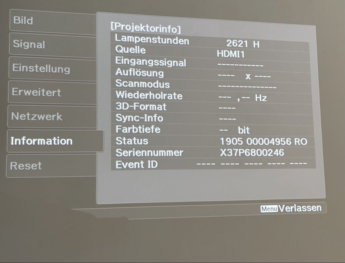Epson Videoprojektoren: Epson Beamer EH-TW6700 – Gebraucht aus Reiden von Pzihlmann 3