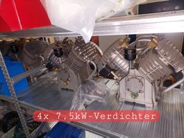 4 x Kompressor Verdichter 7,5kW zu verkaufen