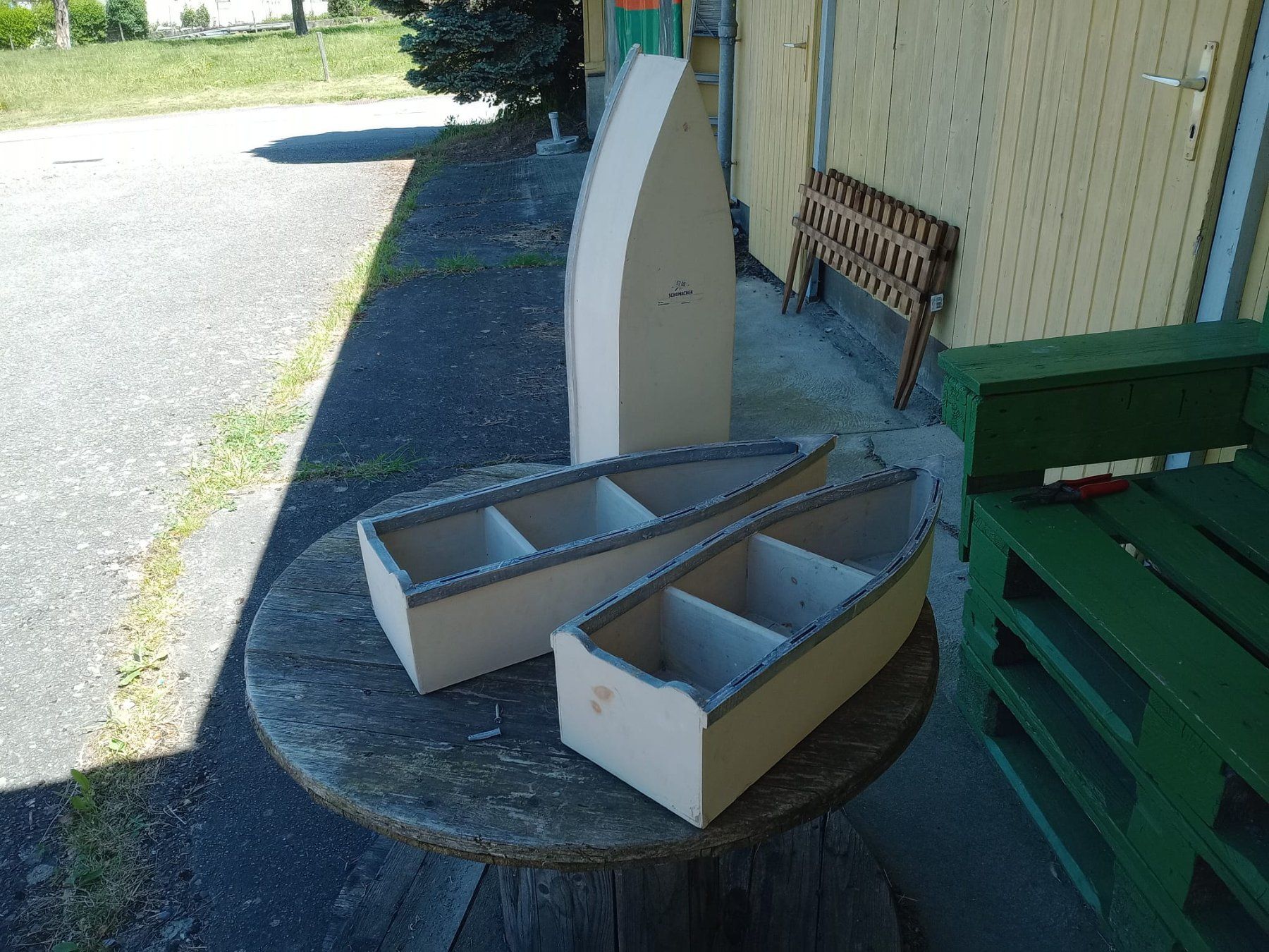Tutte le decorazioni: Bateau décoratif en bois, objet d'artisanat. – Usato da Payerne venduto da jea_m6nb 6