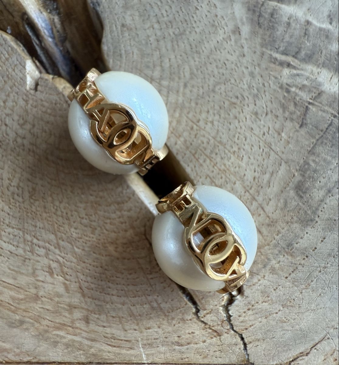 Chanel Ohrringe & -stecker: Chanel Ohrringe Perlen Gold CC Logo Ohrstecker Box – Neu (gemäss Beschreibung) aus Stettlen von Beauty-19 4