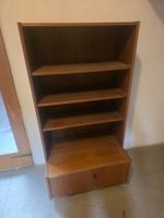 Regal mit Schrankfach Holz braun gebraucht Zustand