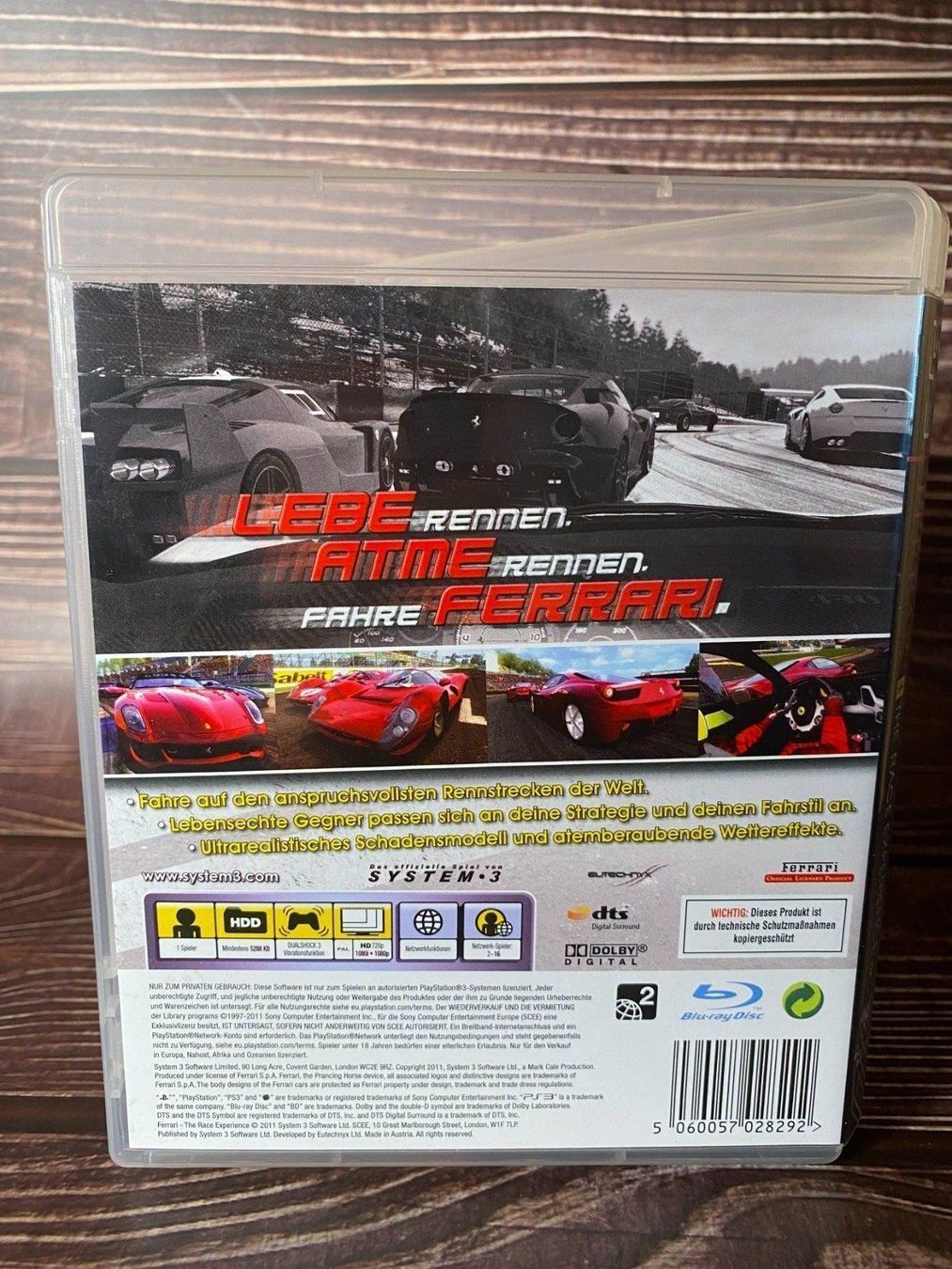 Giochi: Ferrari - The Race Experience [PS3] – Usato da Niederwil SO venduto da BlueSonic 1