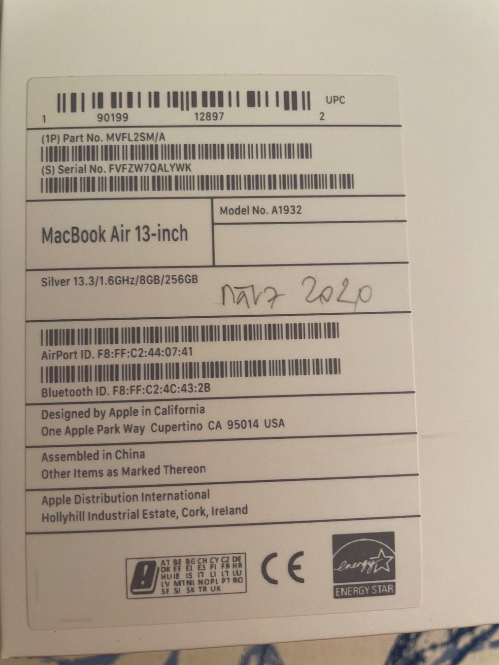 Apple Notebook: 13" MacBook Air silver – Usato da Thayngen venduto da ivo439 2