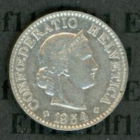 CHF___0.05 1954 unz-stgl 5 Rappen