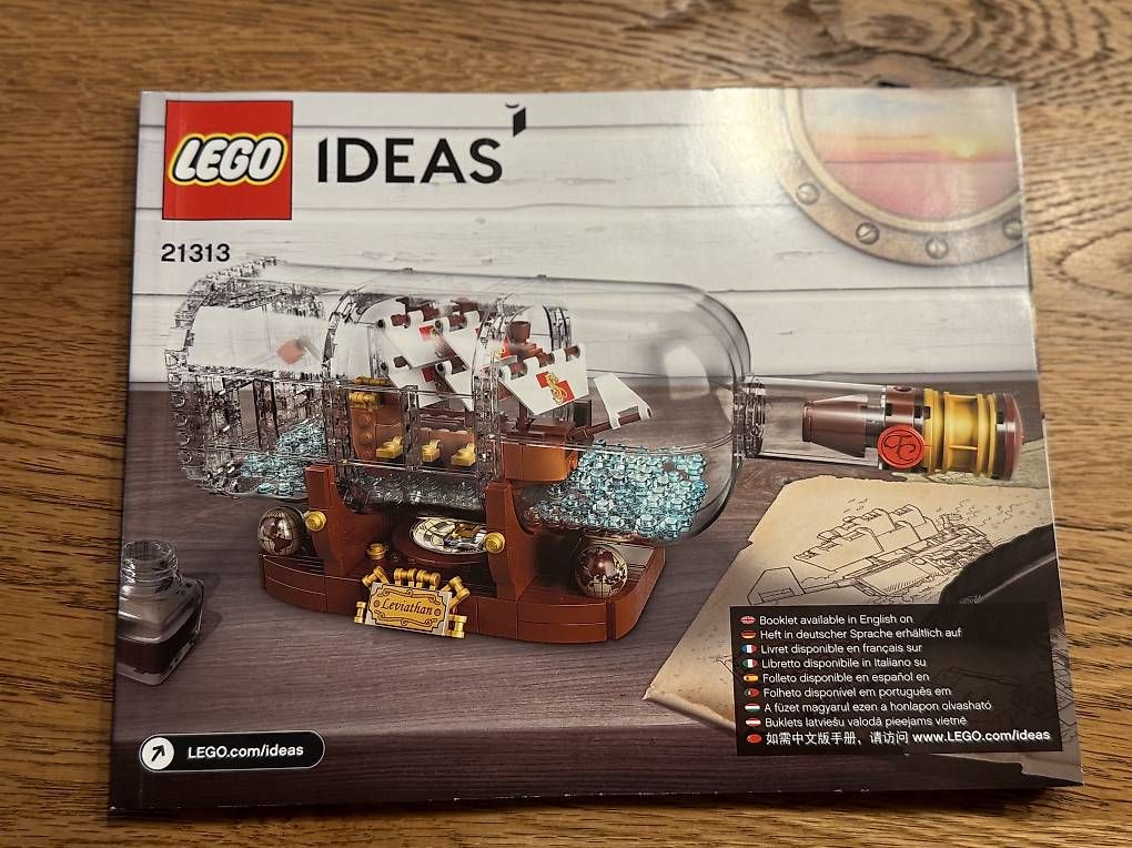Lego Giocattoli: Lego Ideas 21313 Schiff in der Flasche – Usato da Fribourg venduto da rpo_mh6j 2