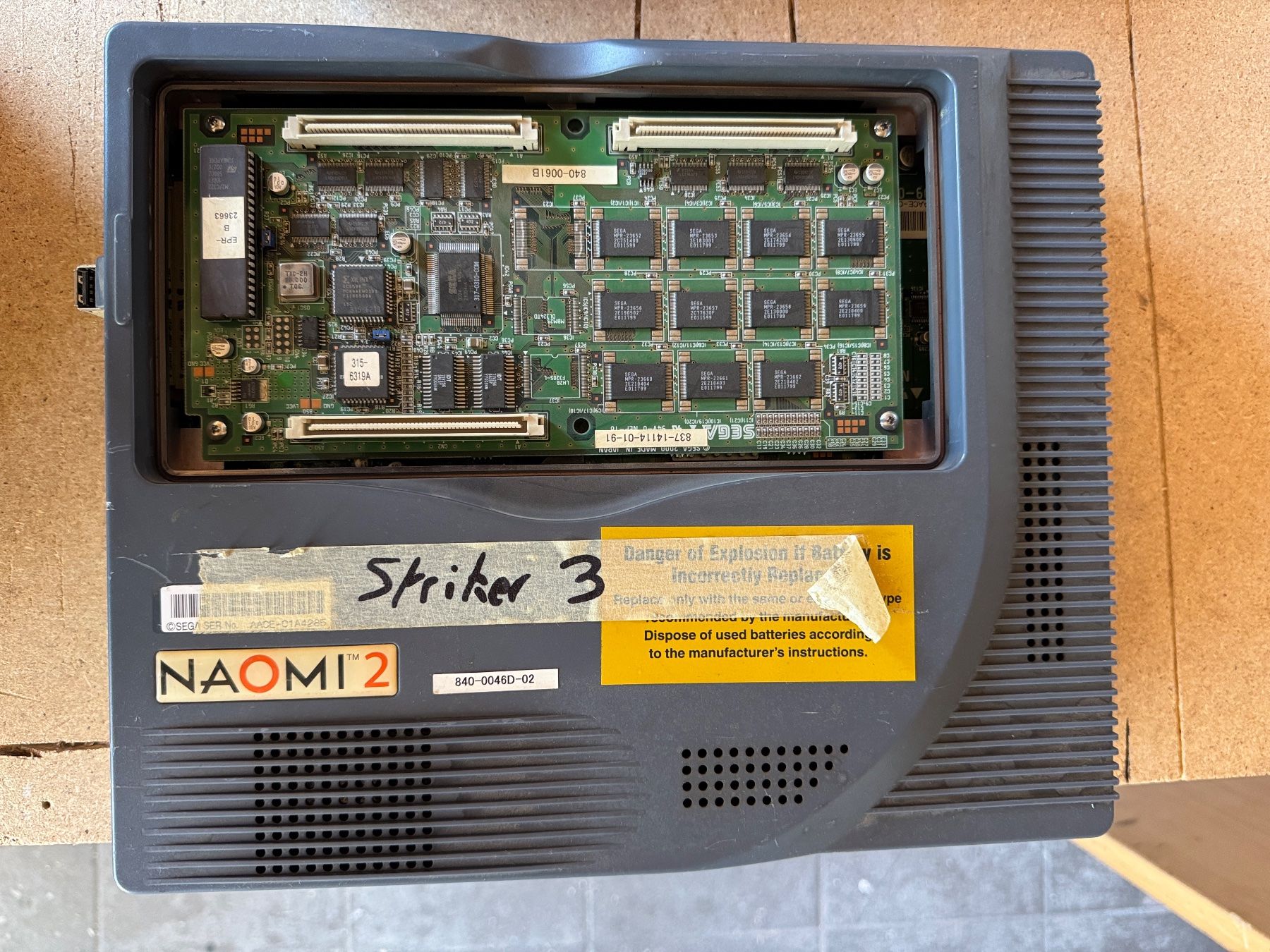 Sega Giochi: SEGA Naomi 2/Virtua Striker 3 – Usato da Mont-sur-Lausanne venduto da Sebouille 2