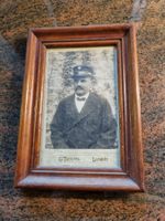 Antikes Foto von G. Brunel Lugano, gerahmt, Rarität!