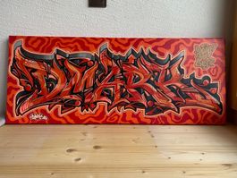 Leinwand 100 x 40 Graffiti Art Kunst Berlin Streetart