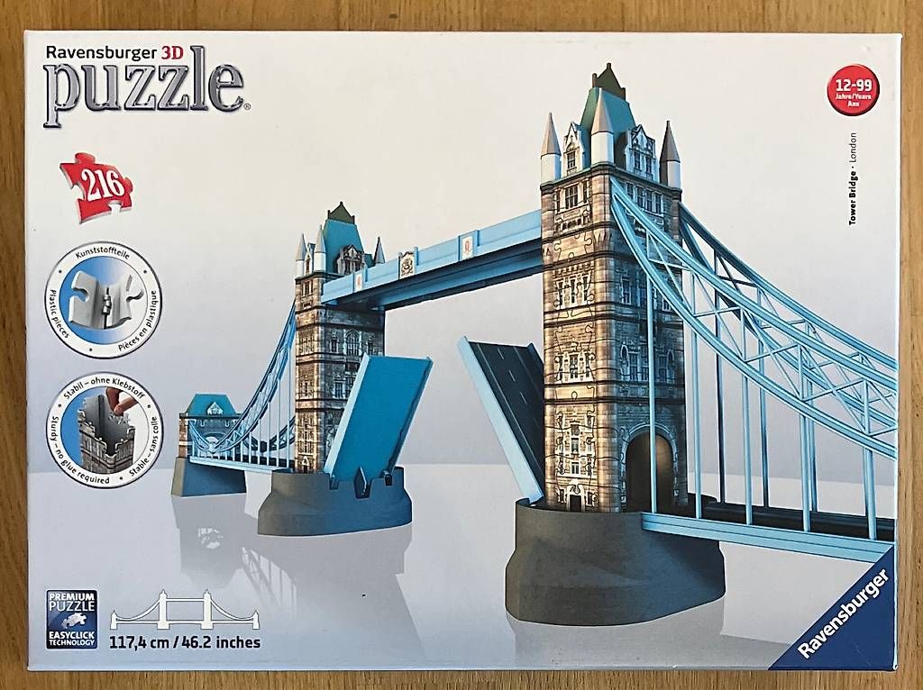 Ravensburger Puzzle: 3D Puzzle Tower Bridge London – Usato da Kriens venduto da Baca