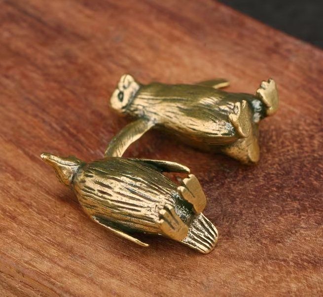 Statuette: 2er-Set Pinguin aus Messing – Nuovo (secondo la descrizione) da Uerkheim venduto da Kaufoption 4