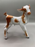 Lomonosov Porzellan Figurine „Stier“, UDSSR, russisch