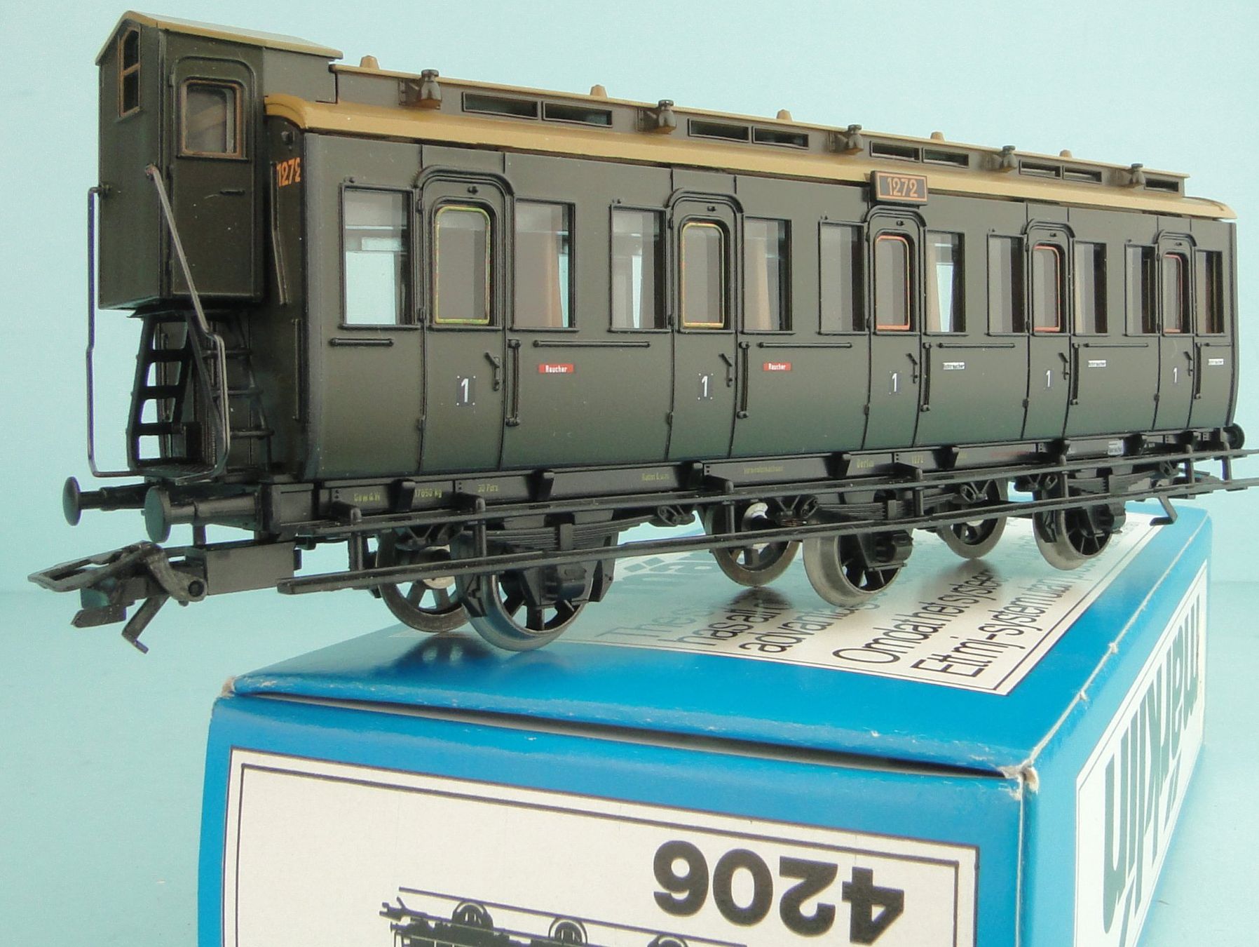 Märklin Modellini di ferrovie: Märklin 4206 Abteilwagen 1 Kl. – Usato da Bülach venduto da cann11