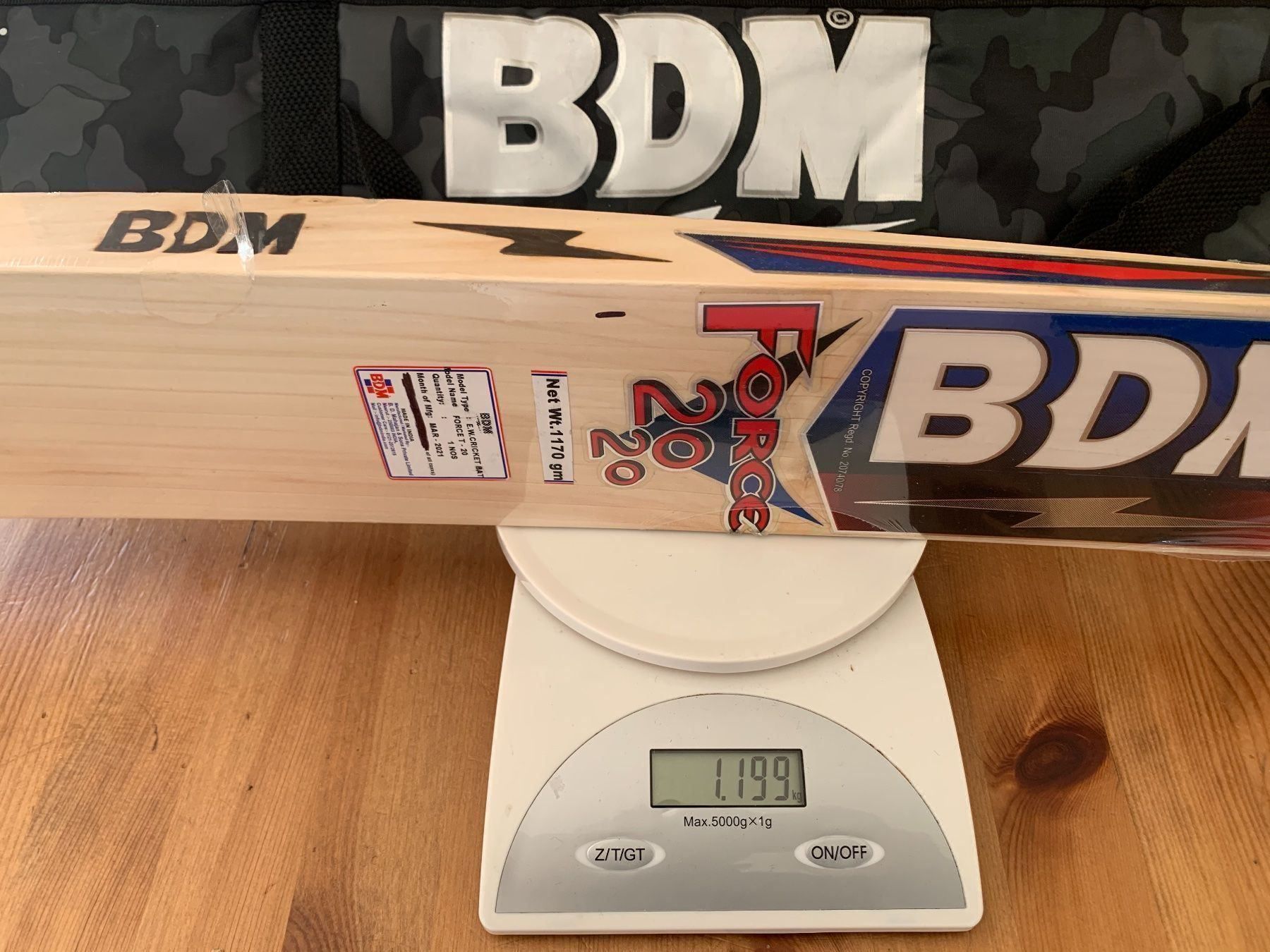 Altri accessori: Cricket bats BDM Force 20 20 English W – Nuovo e nell'imballaggio originale da Luzern venduto da ronymamuni 6