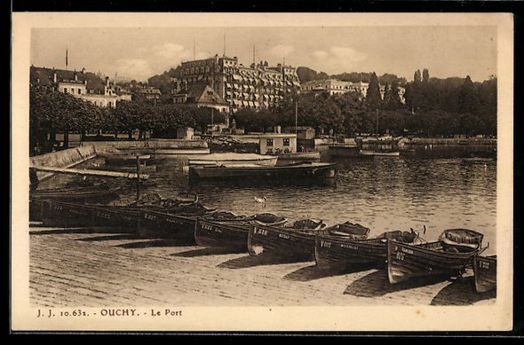 Cartoline postali: AK Ouchy, Le Port – Usato da Berlin venduto da bartko-reher