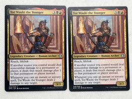2x Tor Wauki the Younger - Magic Karte - Legendäre Kreatur!