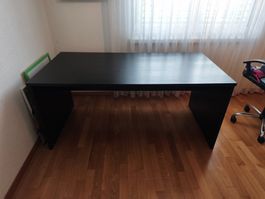 Schreibtisch schwarz, 150 x 80 cm – ab 1 Franken