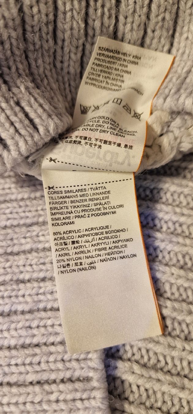 Superdry Maglioni & Felpe: Warmer Superdry Strickpullover Gr. S  grau weiss – Usato da Langnau am Albis venduto da may182 4