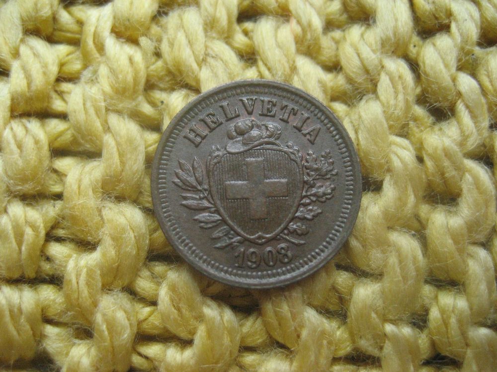 1908 Münze 1 Rp | Kaufen auf Ricardo