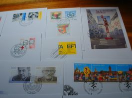 Set modernste FDC Schweiz, 2010, 24 Belege