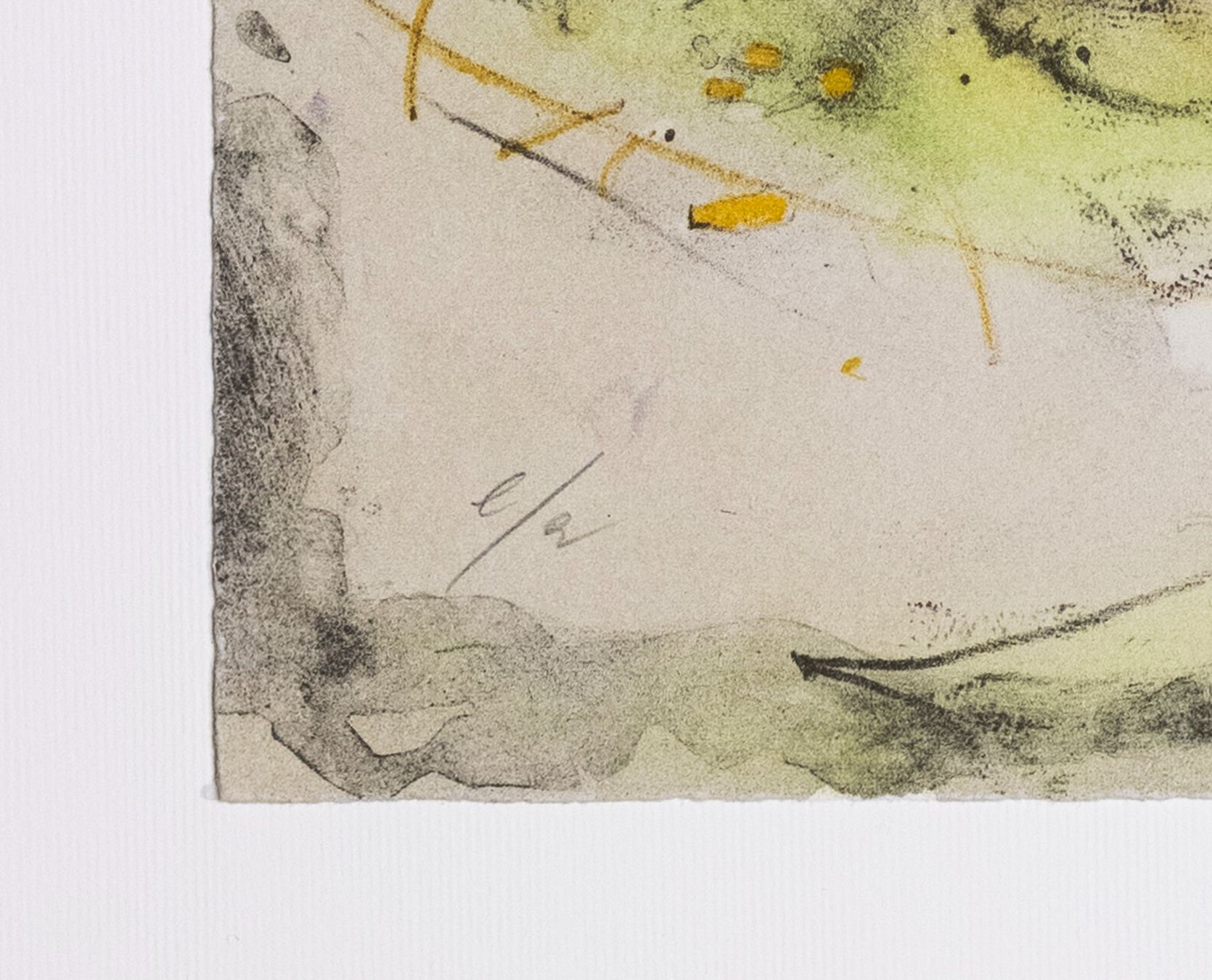 Grafiken & Lithographien: Gabriele Mierzwa, Farblithografie – Gebraucht aus Masein von KunstvonFrauen 3
