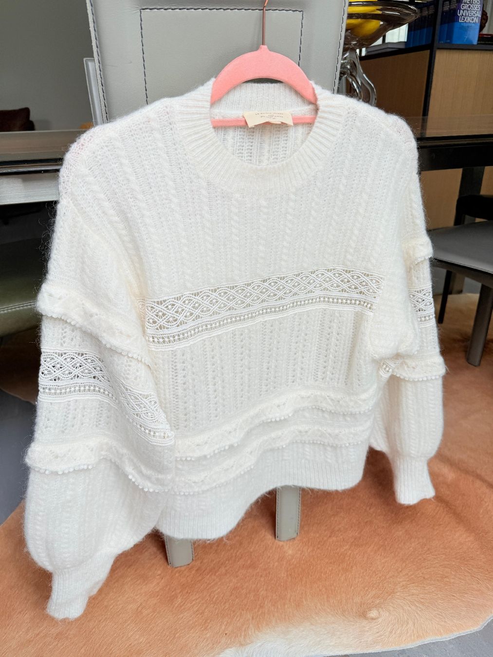 Sezane Camicette: Sézane Pullover Bluse Wolle Gr. S-M 36-38 – Nuovo (secondo la descrizione) da Winterthur venduto da tim_cl8x